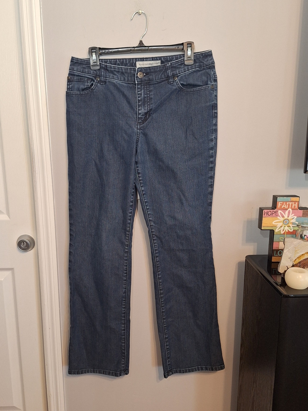 Chico's Platinum Denim Women's Bootcut Dark Blue Jeans